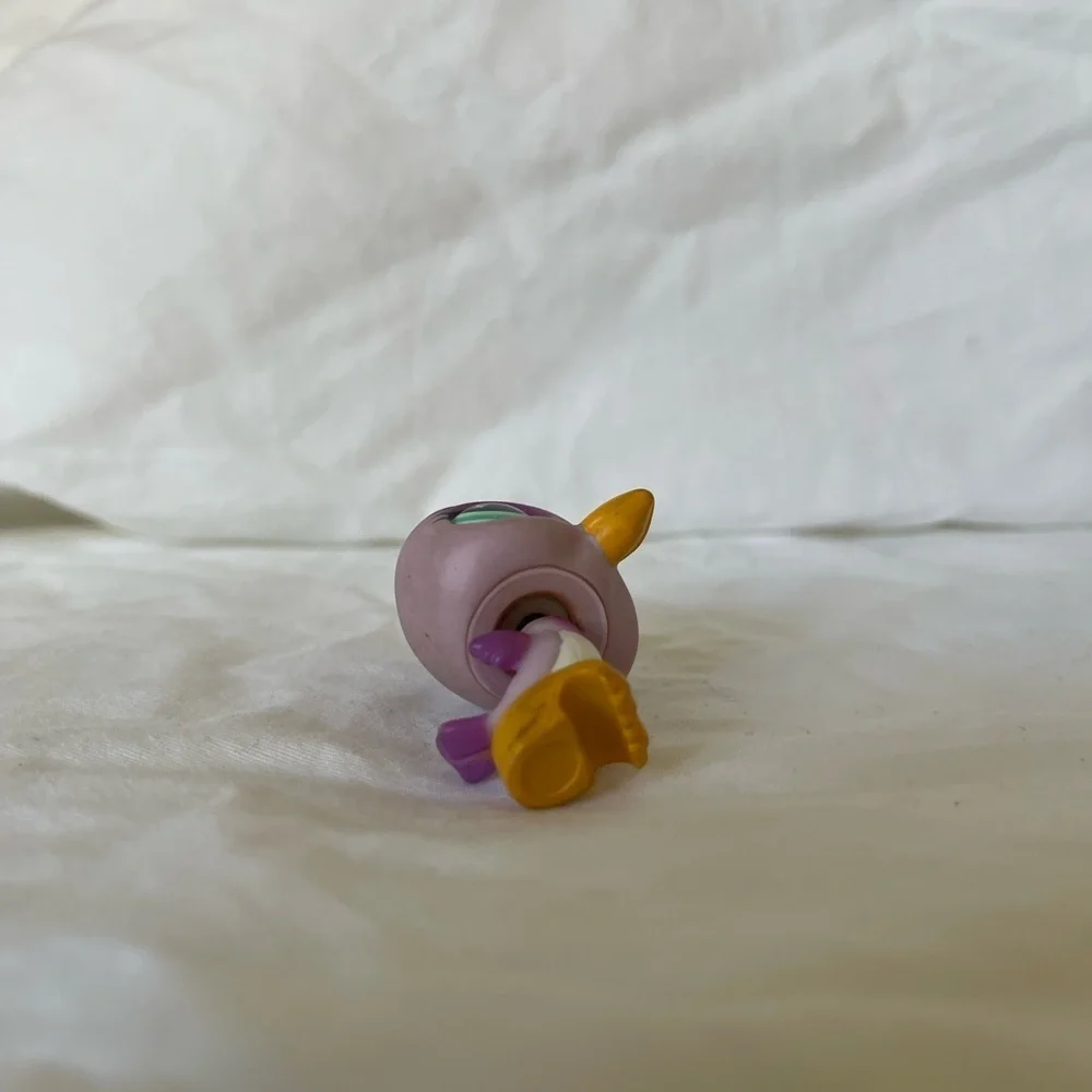 Littlest Pet Shop Authentic # 505 Pink Purple White Hummingbird Teal Eyes